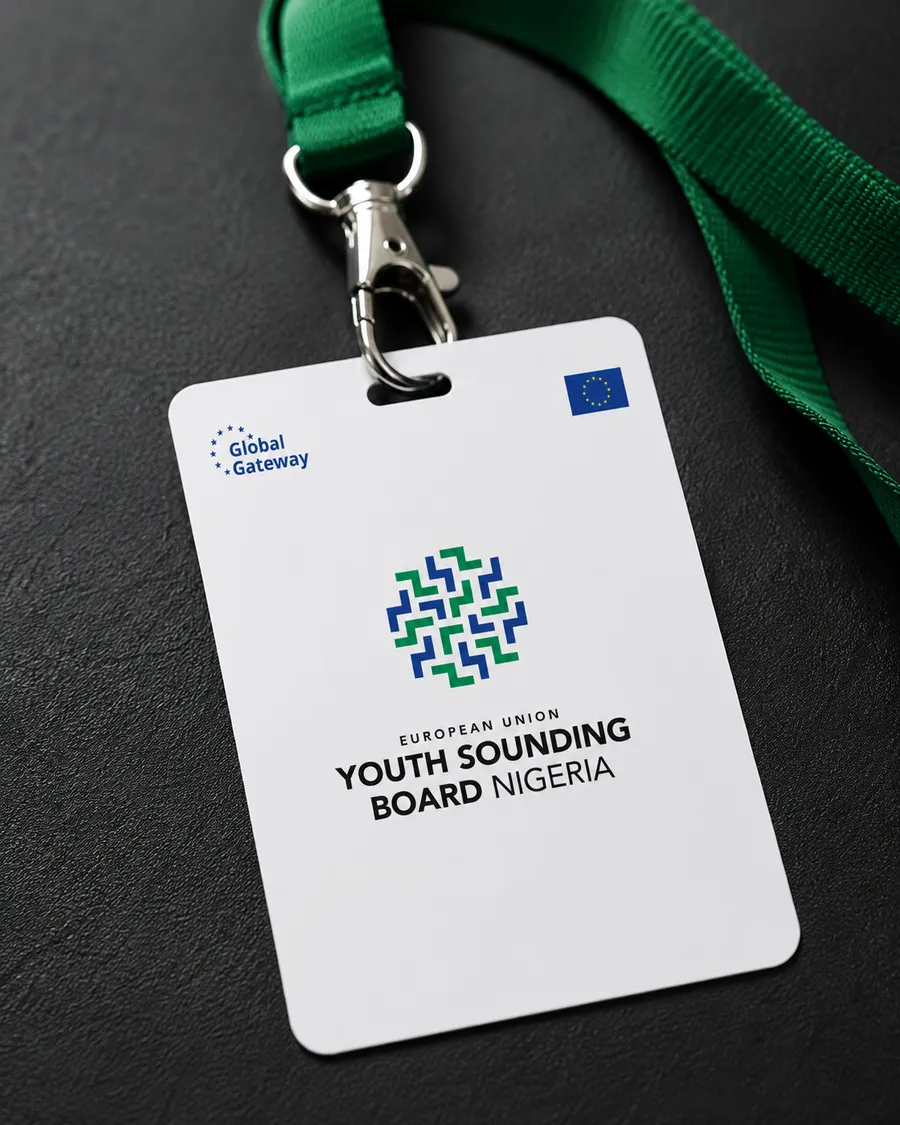 YSB Nigeria event credential lanyard